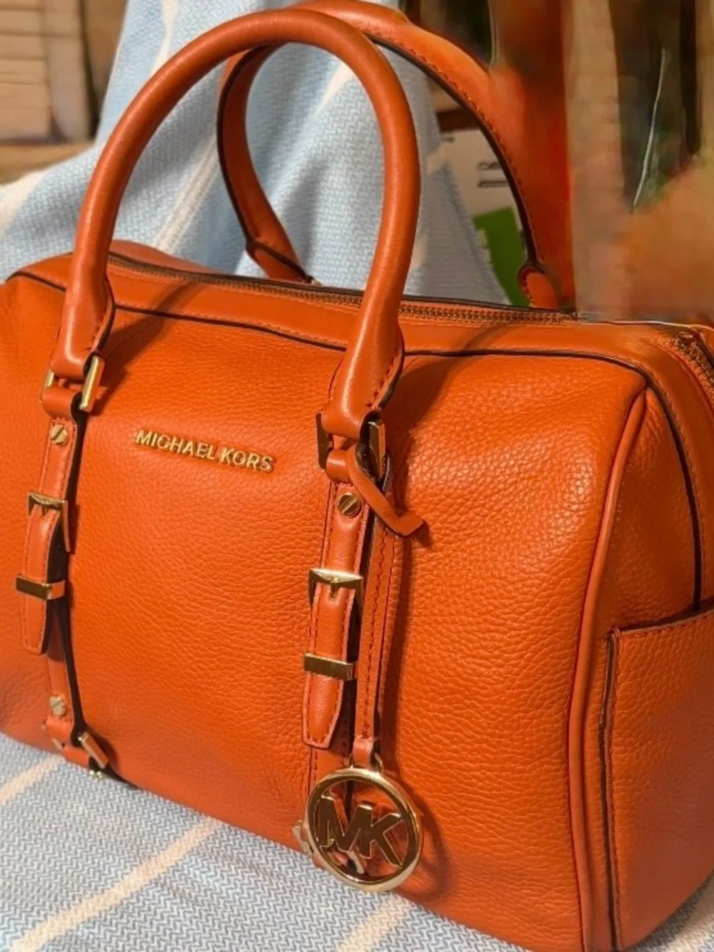 Authentic Michael Kors Bedford Legacy Medium Duffel